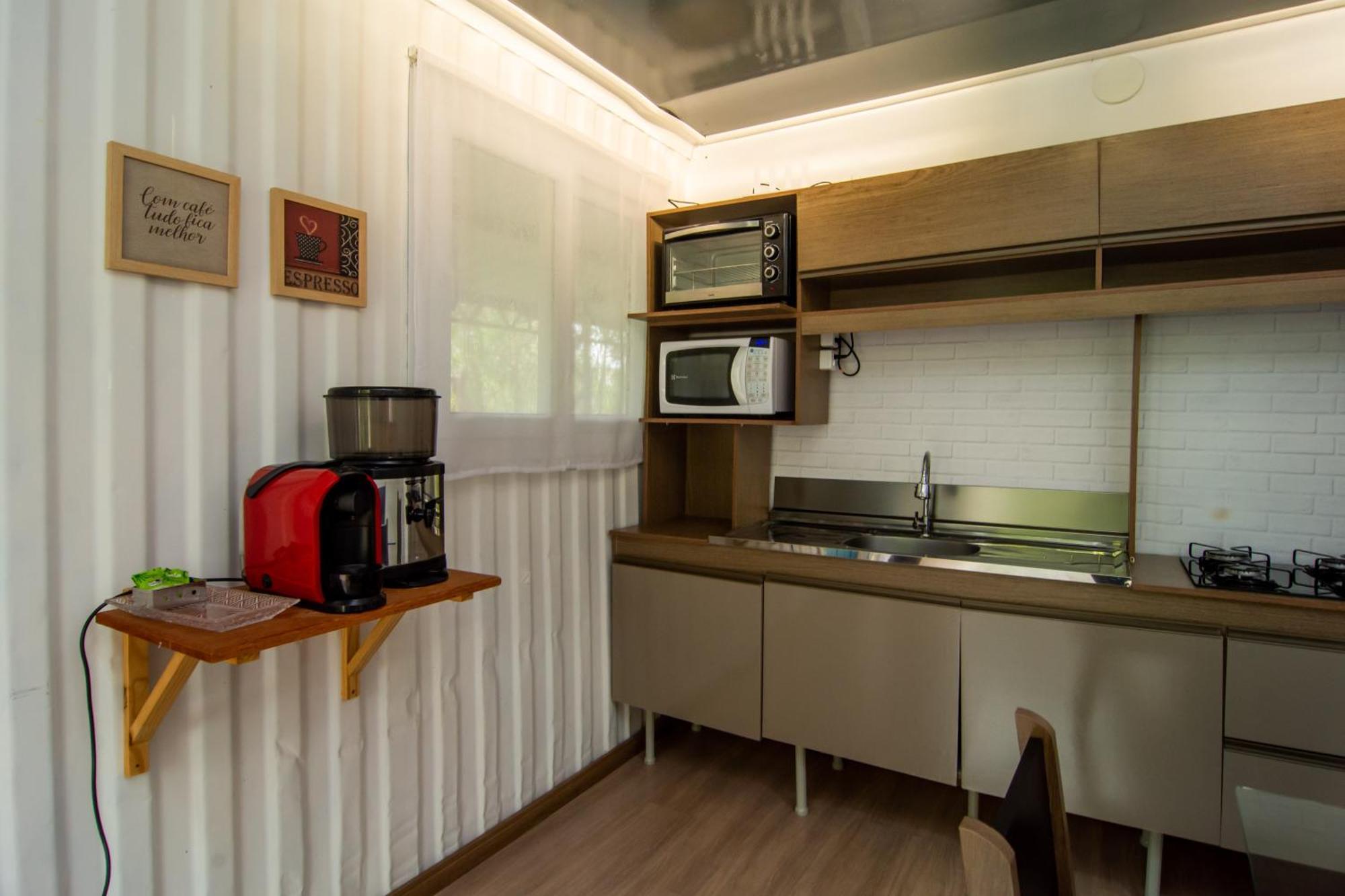 Casa Container Mágica no Campeche, 15 minutos da praia Florianópolis Esterno foto
